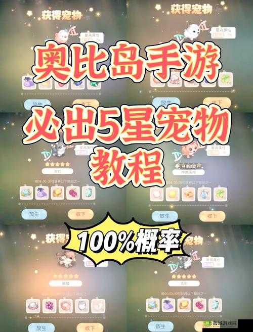 悠长假期里怎样才能轻松获得宠物？游戏宠物获取全攻略