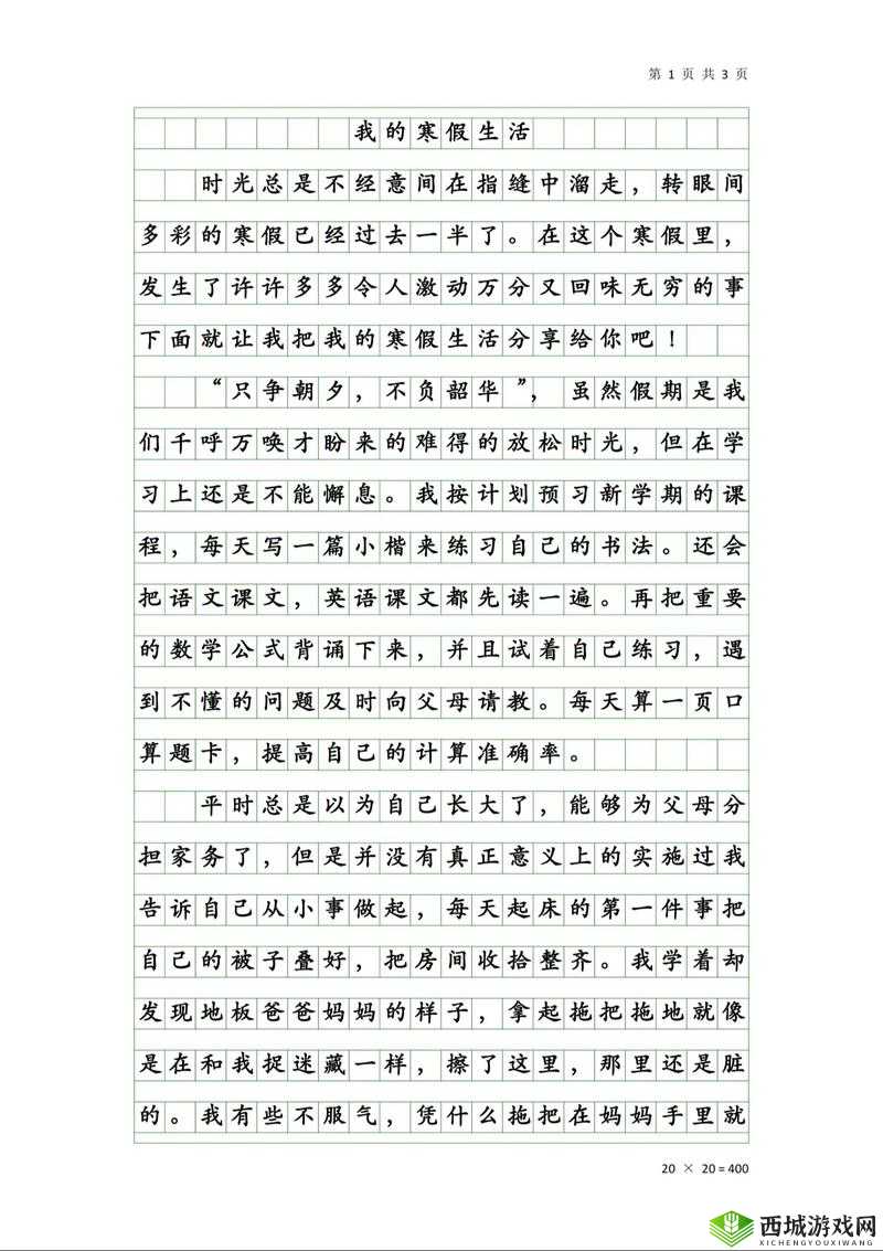 一张照片背后的故事：揭秘我寒假印象最深的瞬间